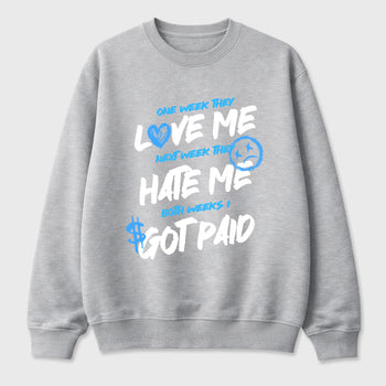 Sneaker match tees – Sneaker Tees To Match Air Jordan 11 University Blue Shoes – I Got Paid Tee Heather Grey 2