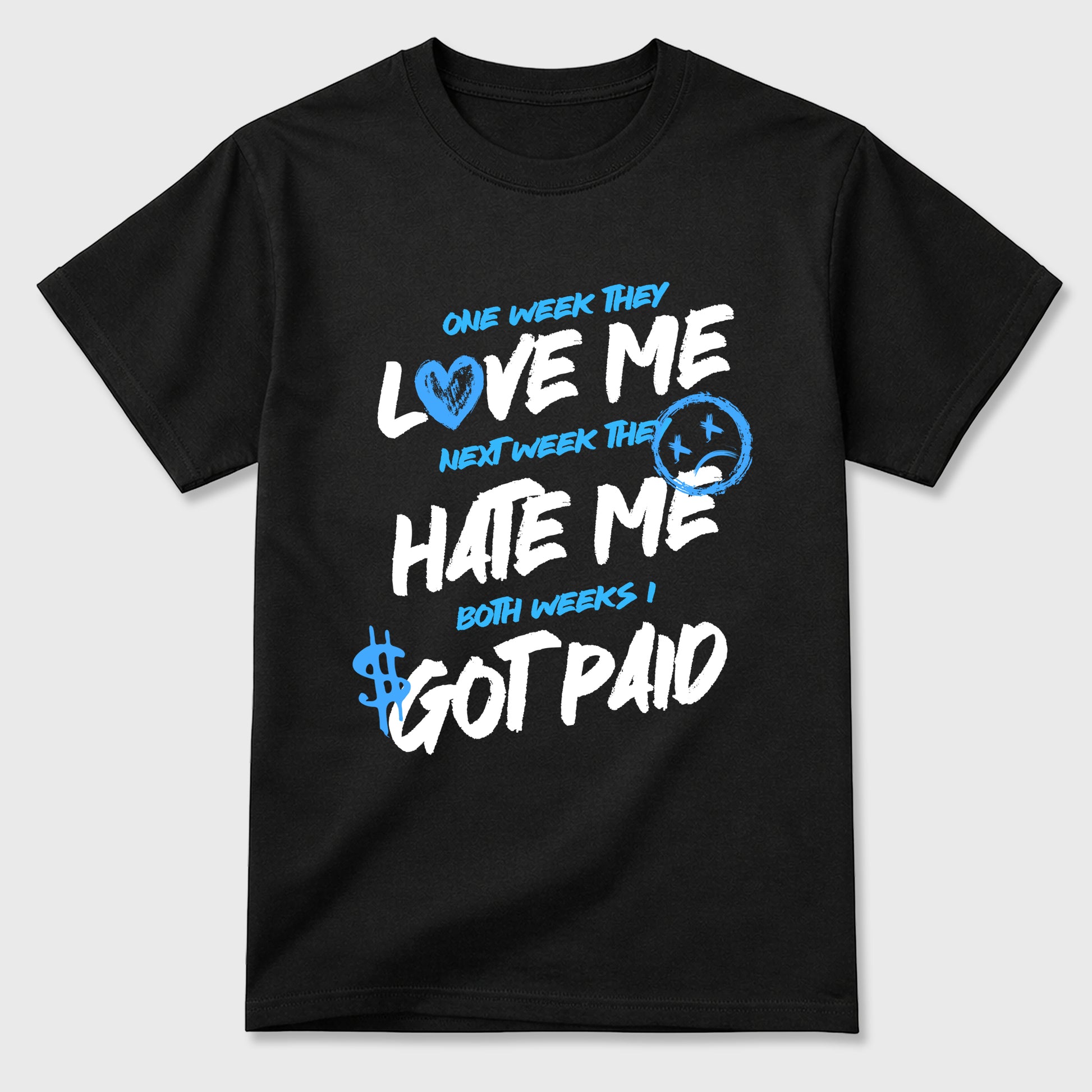 Sneaker match tees – Sneaker Tees To Match Air Jordan 11 University Blue Shoes – I Got Paid Tee Black 2