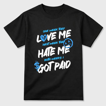 Sneaker match tees – Sneaker Tees To Match Air Jordan 11 University Blue Shoes – I Got Paid Tee Black 2