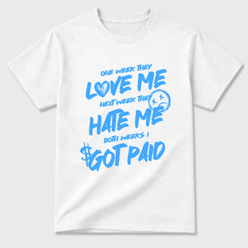 Sneaker match tees – Sneaker Tees To Match Air Jordan 11 University Blue Shoes – I Got Paid Tee White 2
