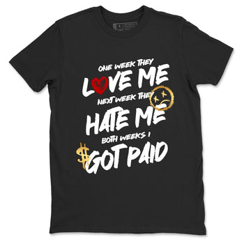 Sneaker match tees – Sneaker Tees To Match Air Jordan 12 Taxi Shoes – I Got Paid Tee Black 2