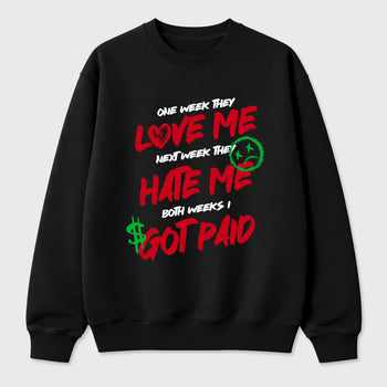 Sneaker match tees – Sneaker Tees To Match Air Jordan 13 University Red Shoes – I Got Paid Tee Black 2