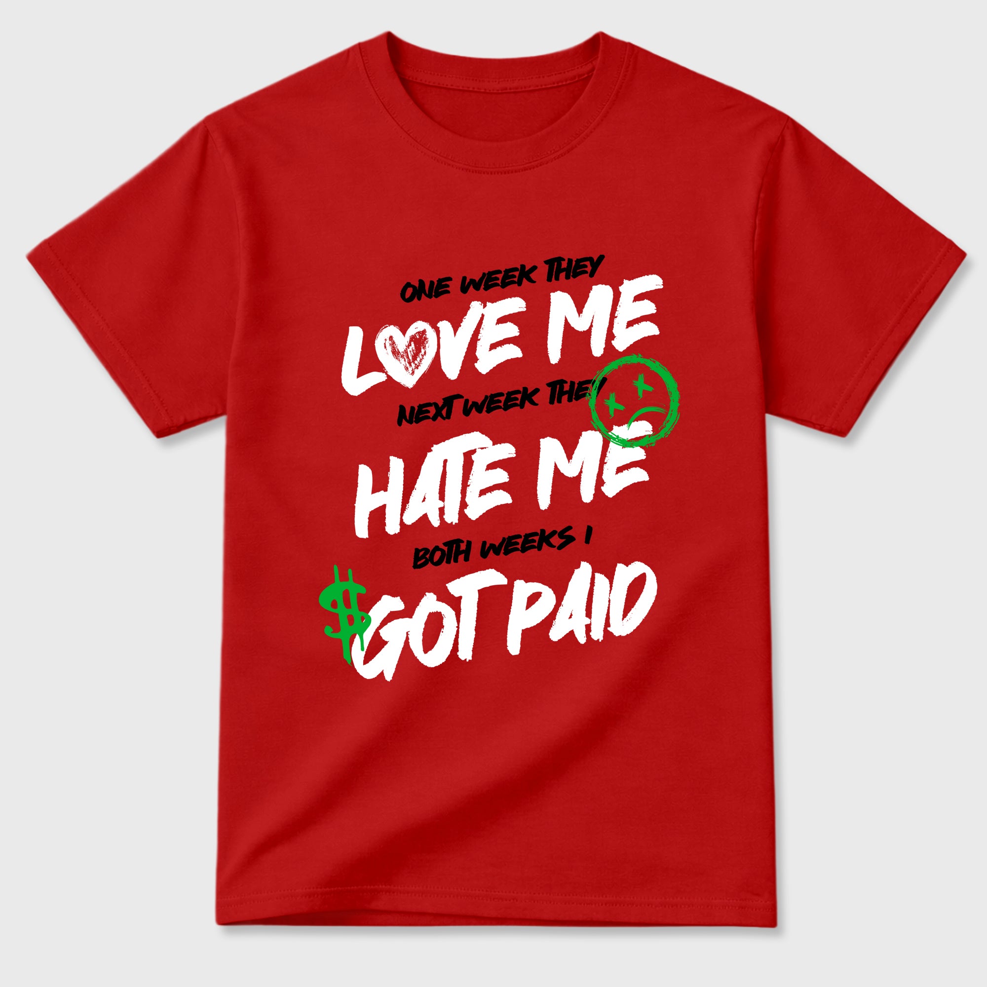 Sneaker match tees – Sneaker Tees To Match Air Jordan 13 University Red Shoes – I Got Paid Tee Red 2