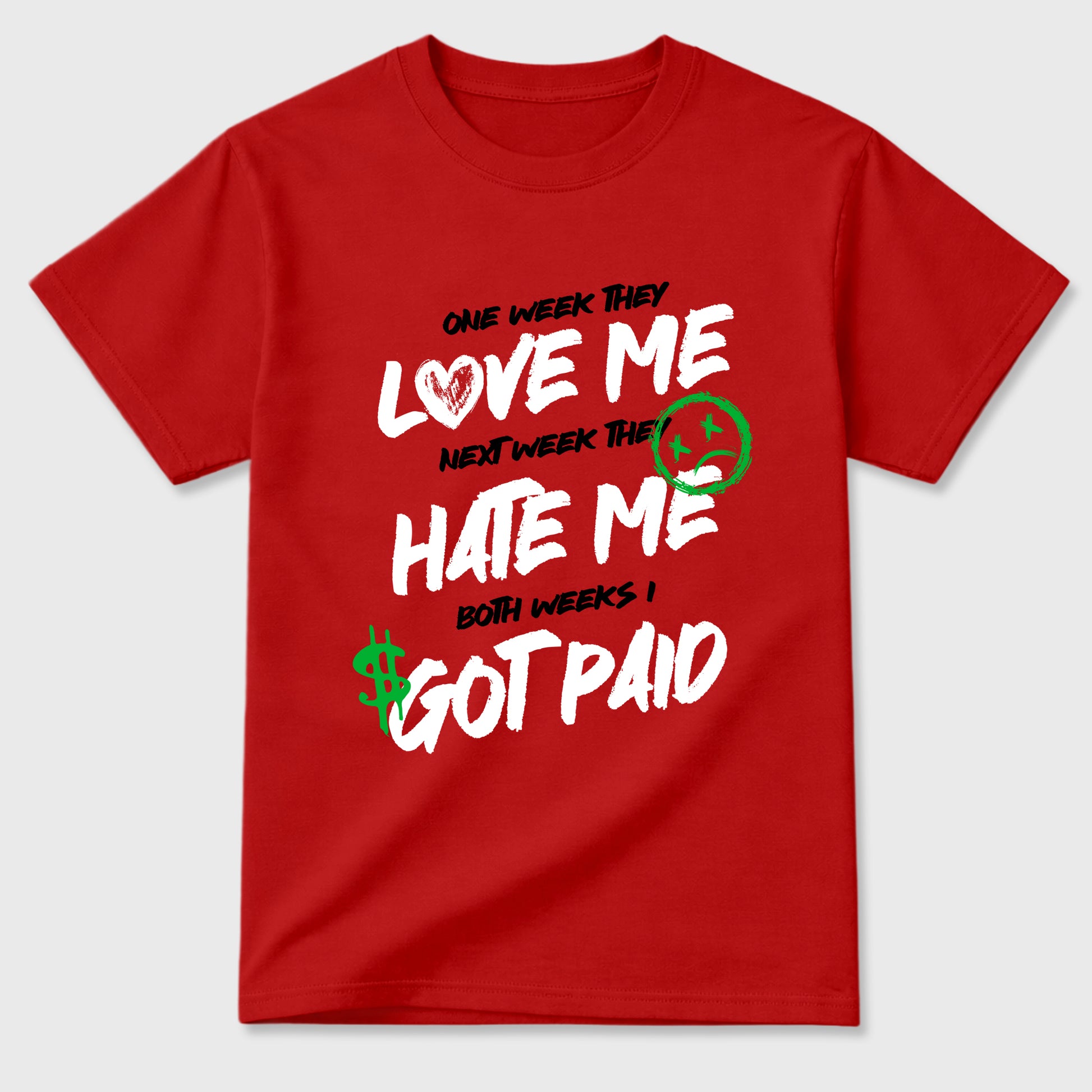Sneaker match tees – Sneaker Tees To Match Air Jordan 13 University Red Shoes – I Got Paid Tee Red 2