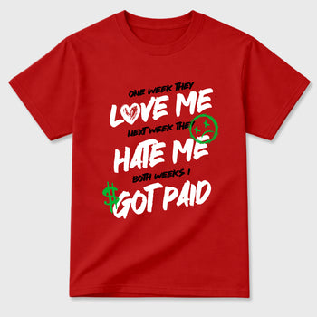 Sneaker match tees – Sneaker Tees To Match Air Jordan 13 University Red Shoes – I Got Paid Tee Red 2