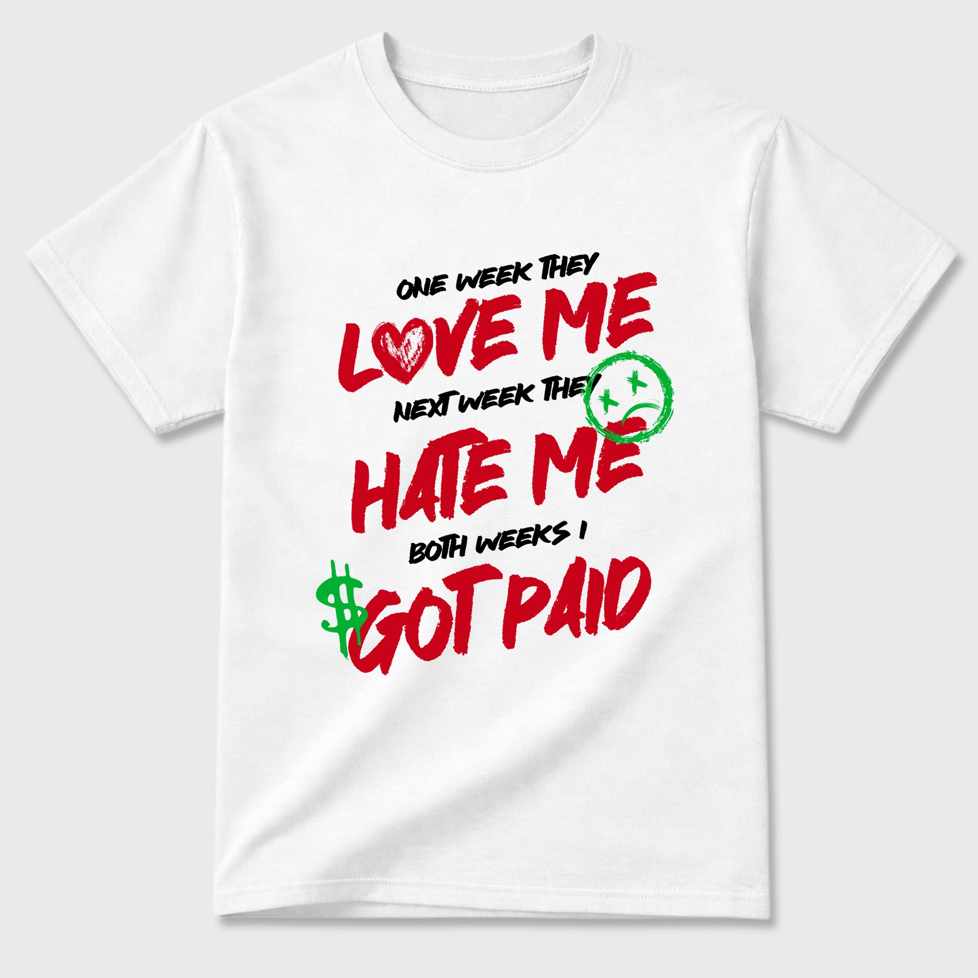 Sneaker match tees – Sneaker Tees To Match Air Jordan 13 University Red Shoes – I Got Paid Tee White 2