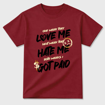 I Got Paid Graphic T-Shirt sneaker match tee designed for the Air Jordan 3 Bin 23, featuring coordinated color options for a perfect streetwear match. Cardinal 2 shirt.