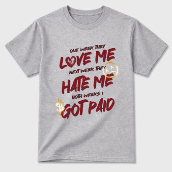 I Got Paid Graphic T-Shirt sneaker match tee designed for the Air Jordan 3 Bin 23, featuring coordinated color options for a perfect streetwear match. Heather Grey 2 shirt.