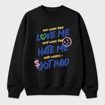 I Got Paid Graphic T-Shirt sneaker match tee designed for the Air Jordan 3 Brazil, featuring coordinated color options for a perfect streetwear match. Black 2 shirt.