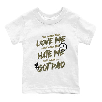 Sneaker Threads – Sneaker Threads To Match Air Jordan 3 Family Affair Shoes – I Got Paid Kids T-Shirt White 2
