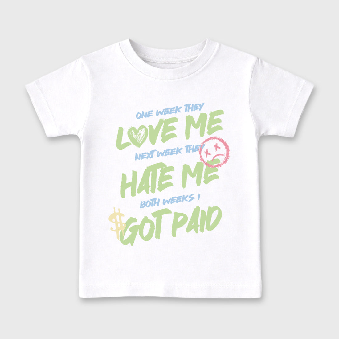 Sneaker match tees – Sneaker Tees To Match Air Jordan 3 Jade Aura Shoes – I Got Paid Kids T-Shirt White 2