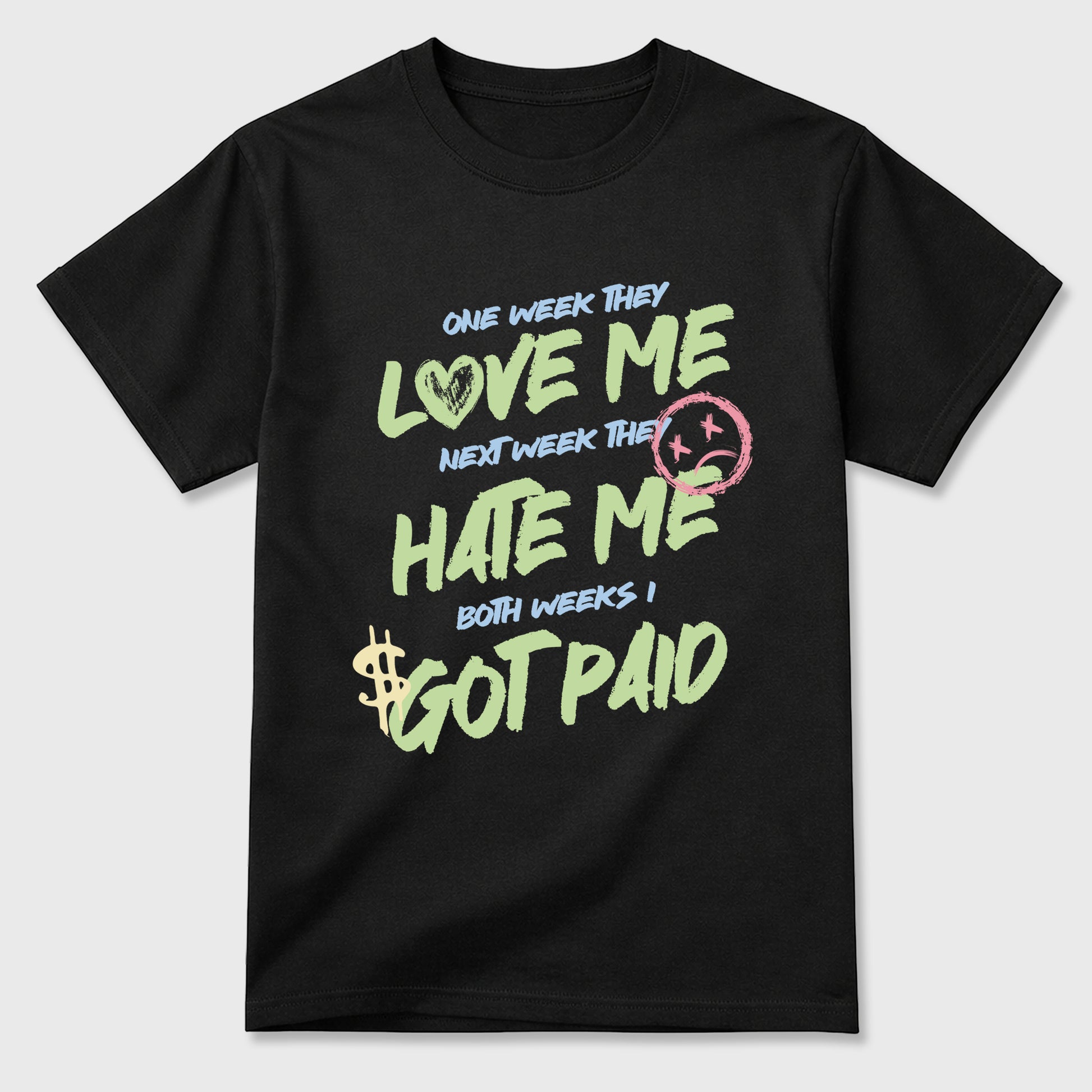 Sneaker match tees – Sneaker Tees To Match Air Jordan 3 Jade Aura Shoes – I Got Paid Tee Black 2