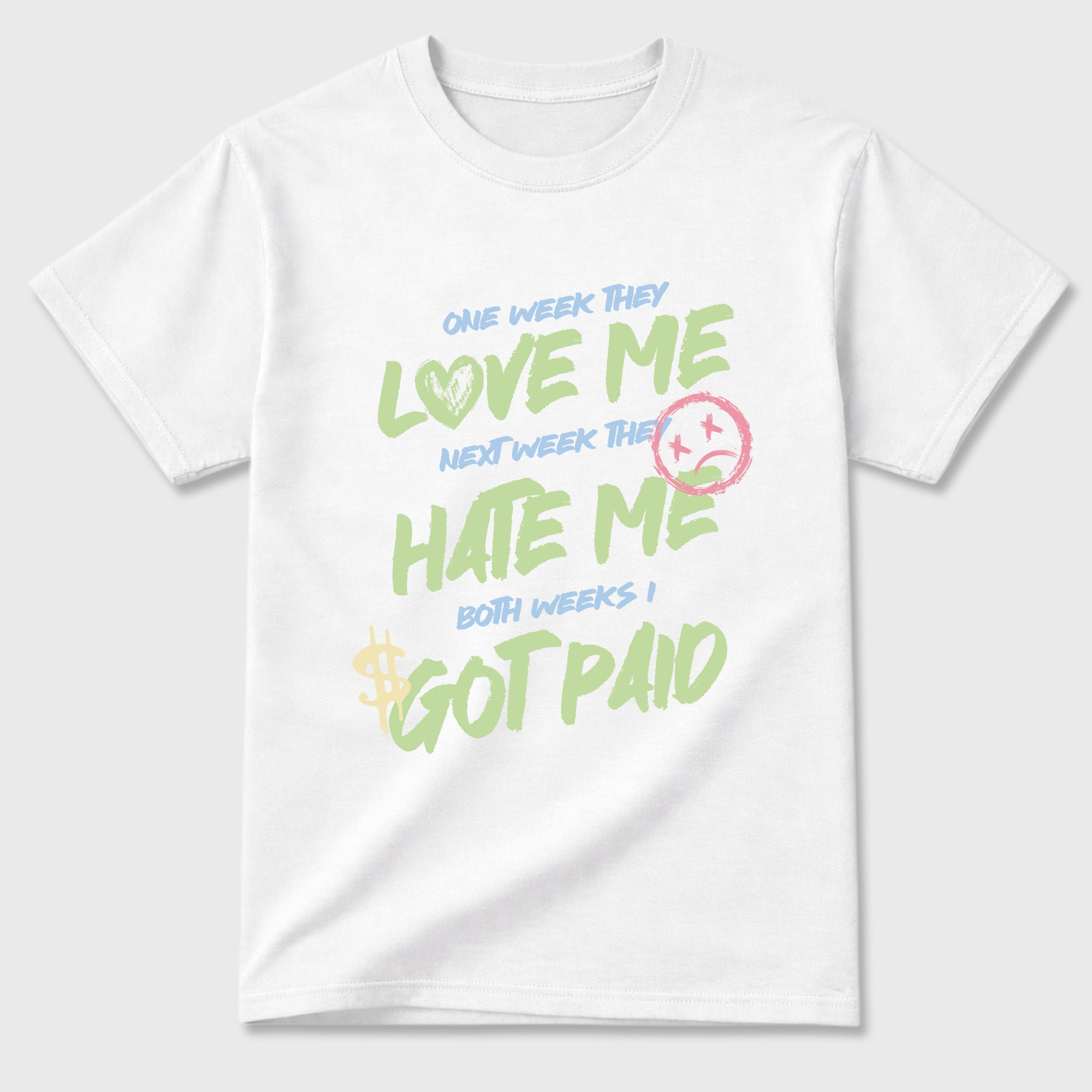 Sneaker match tees – Sneaker Tees To Match Air Jordan 3 Jade Aura Shoes – I Got Paid Tee White 2