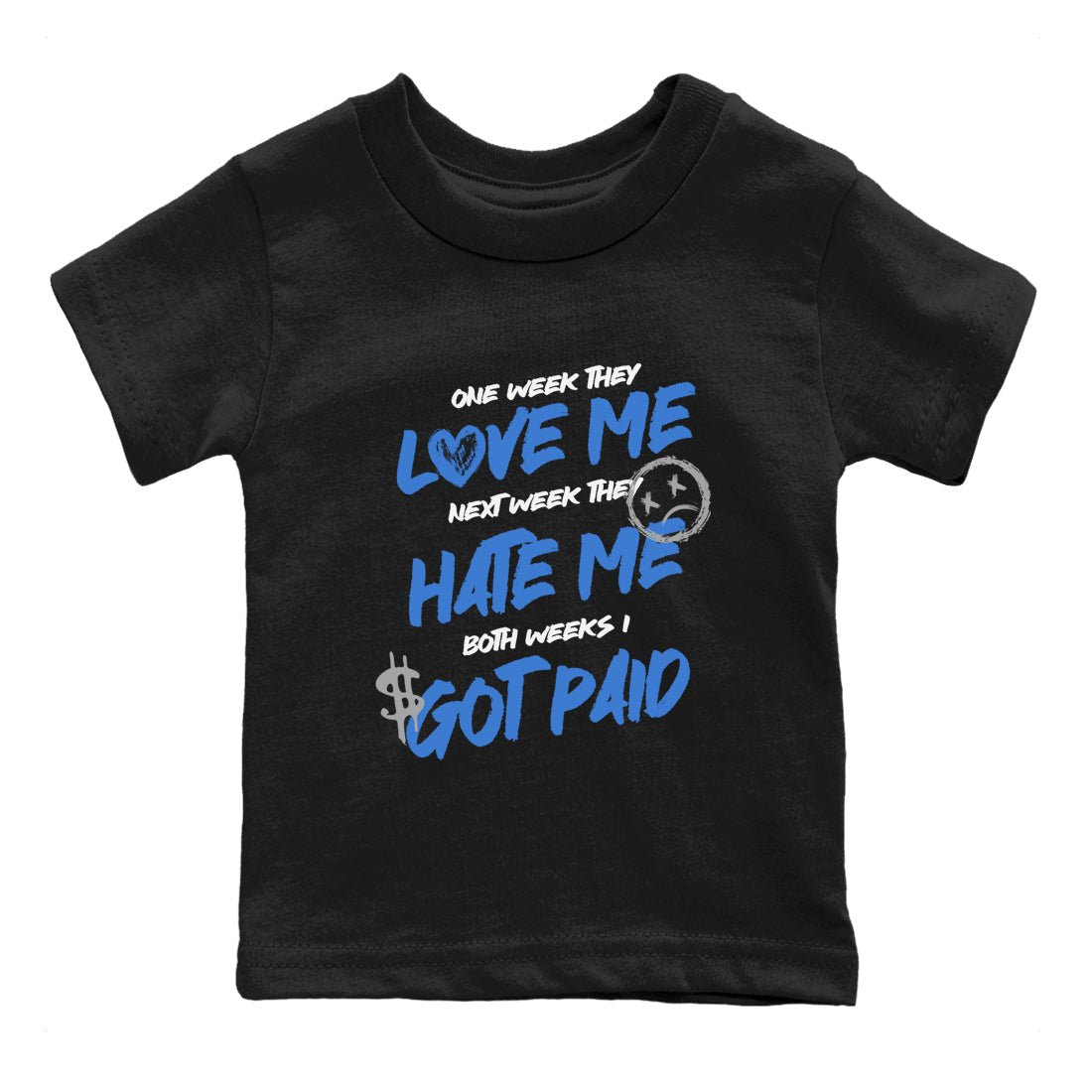 Air Jordan 3 Lucky Shorts shirts to match jordans I Got Paid sneaker match tees Air Jordan 3 Retro Lucky Shorts match shoes to clothes SNRT Sneaker Tees Youth Baby Black 2 tee
