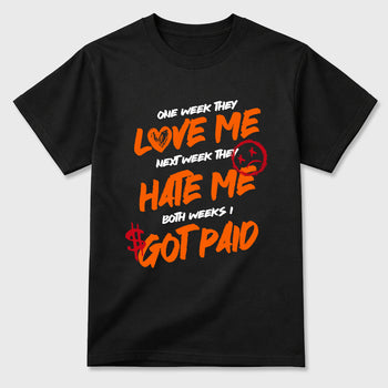 Sneaker match tees – Sneaker Tees To Match Air Jordan 3 Orange Citrus Shoes – I Got Paid Tee Black 2