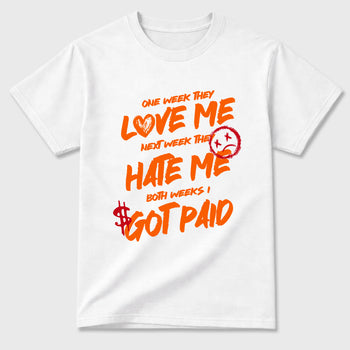 Sneaker match tees – Sneaker Tees To Match Air Jordan 3 Orange Citrus Shoes – I Got Paid Tee White 2