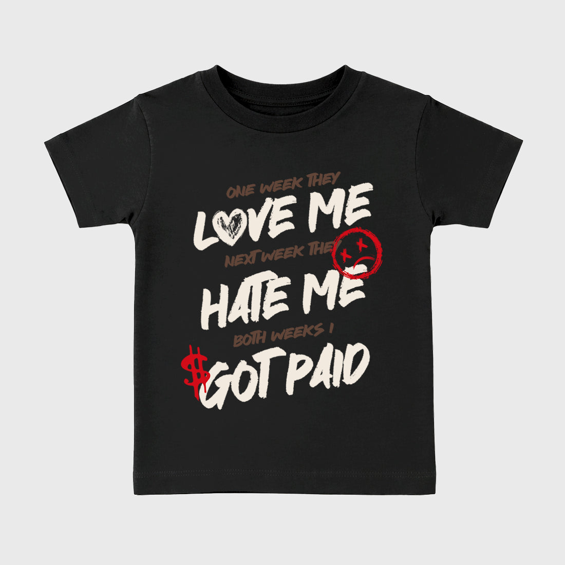 Sneaker match tees – Sneaker Tees To Match Air Jordan 3 World's Best Dad Shoes – I Got Paid Kids T-Shirt Black 2