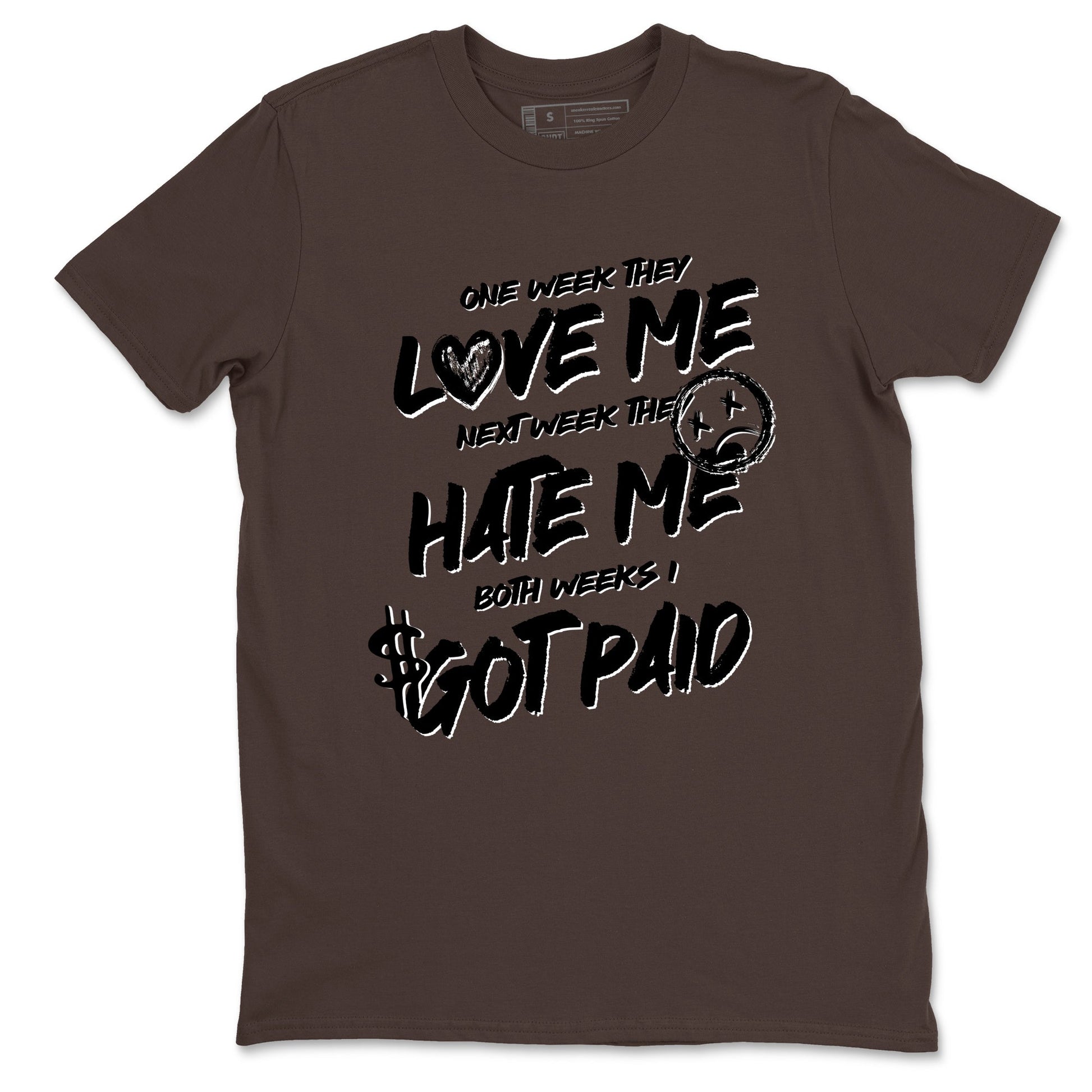 Sneaker match tees – Sneaker Tees To Match Air Jordan 4 A Ma Maniere x Dark Mocha Shoes – I Got Paid Tee Dark Chocolate 2