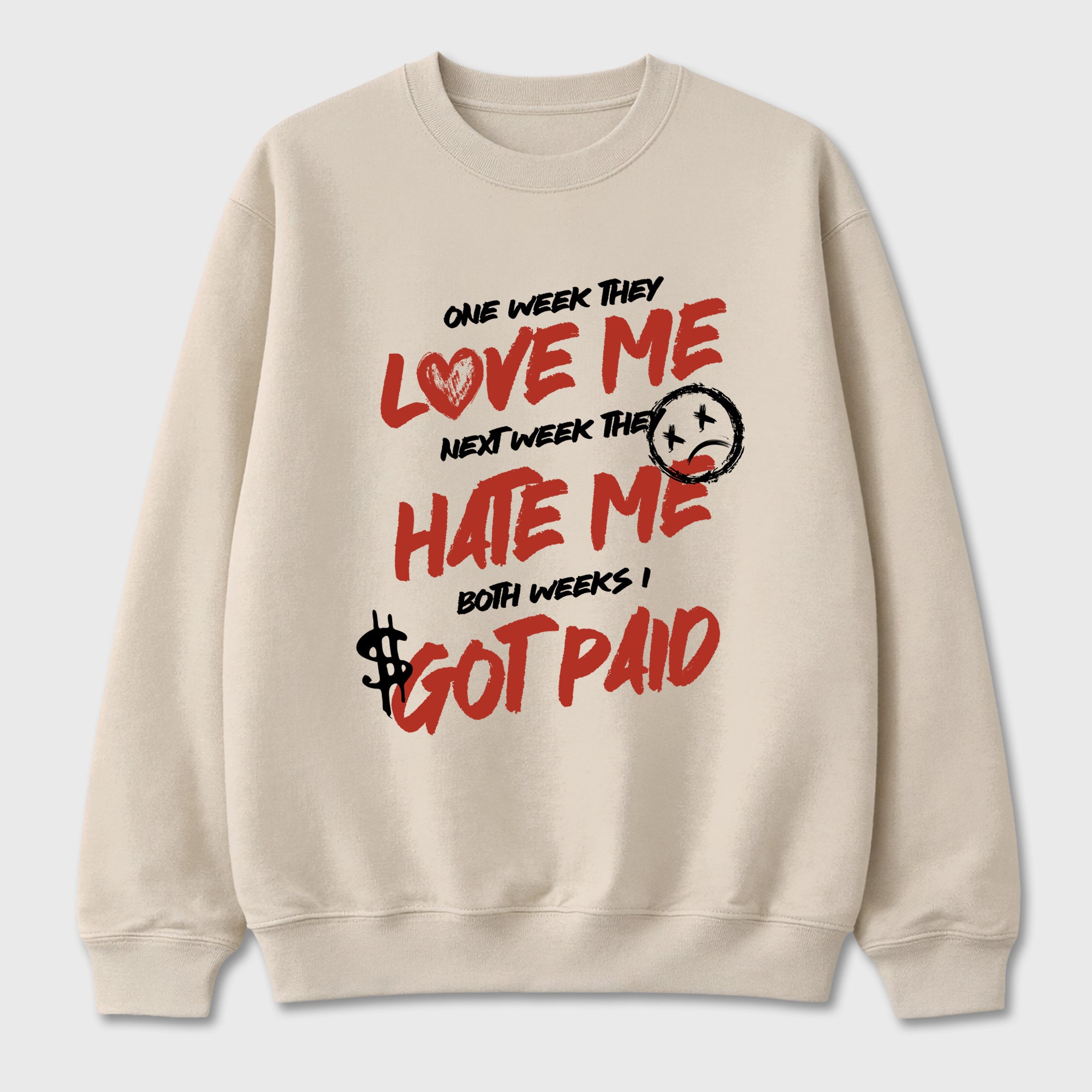 Sneaker match tees – Sneaker Tees To Match Air Jordan 4 Brick After Brick Shoes – I Got Paid Tee Natural 2