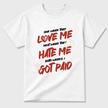 Sneaker match tees – Sneaker Tees To Match Air Jordan 4 Brick After Brick Shoes – I Got Paid Tee White 2