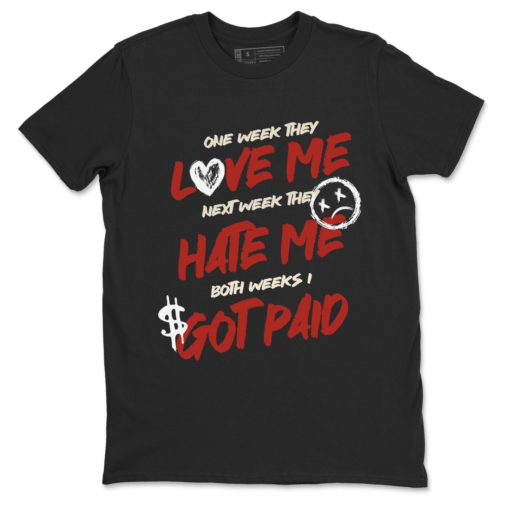 4s Brick By Brick best t shirts to wear with jordans I Got Paid sneaker match tees Nigel Sylvester x Air Jordan 4 Brick by Brick match shoes to clothes SNRT Sneaker Tees unisex cotton Black 2 shirts