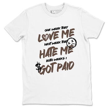 Sneaker match tees – Sneaker Tees To Match Air Jordan 4 Cave Stone Shoes – I Got Paid Tee White 2