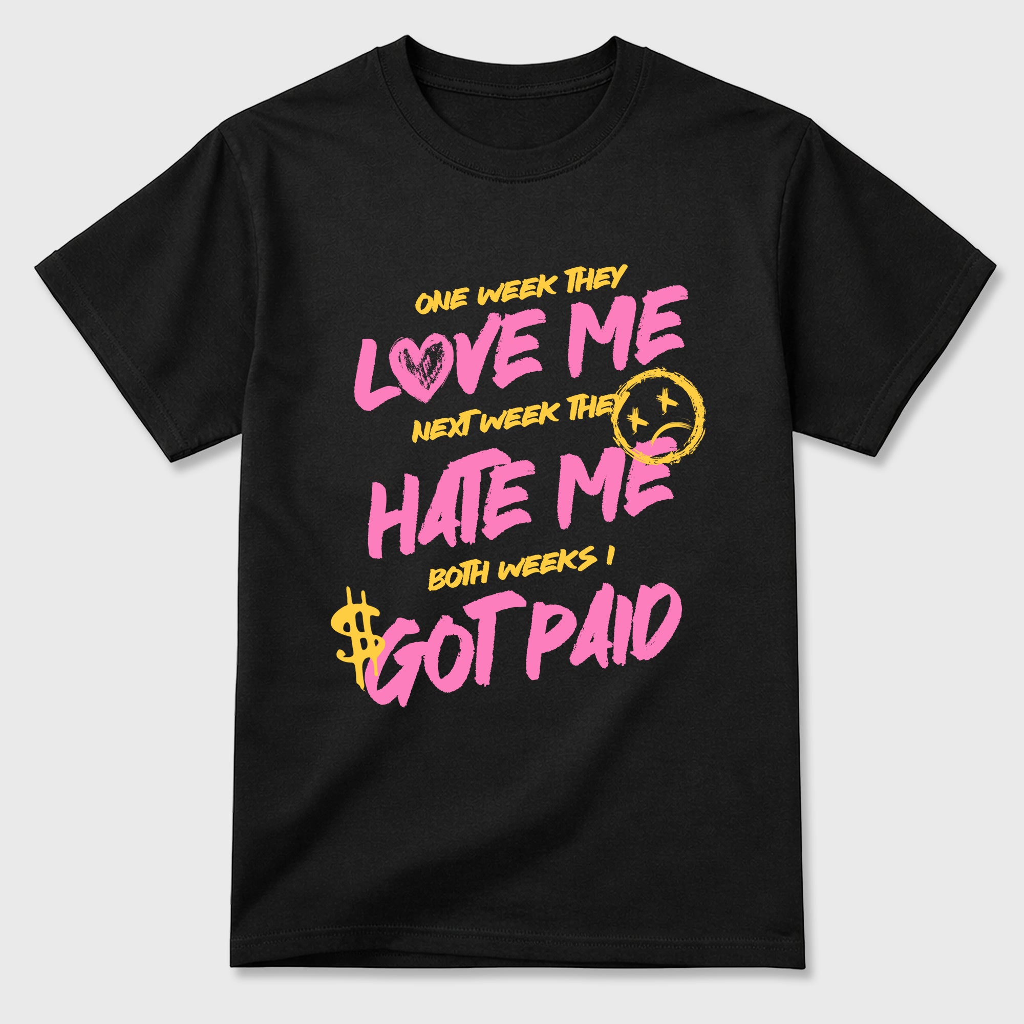 I Got Paid Graphic T-Shirt featuring original streetwear artwork designed to match the Air Jordan 4 Comic. Black 2 Graphic T-Shirt.