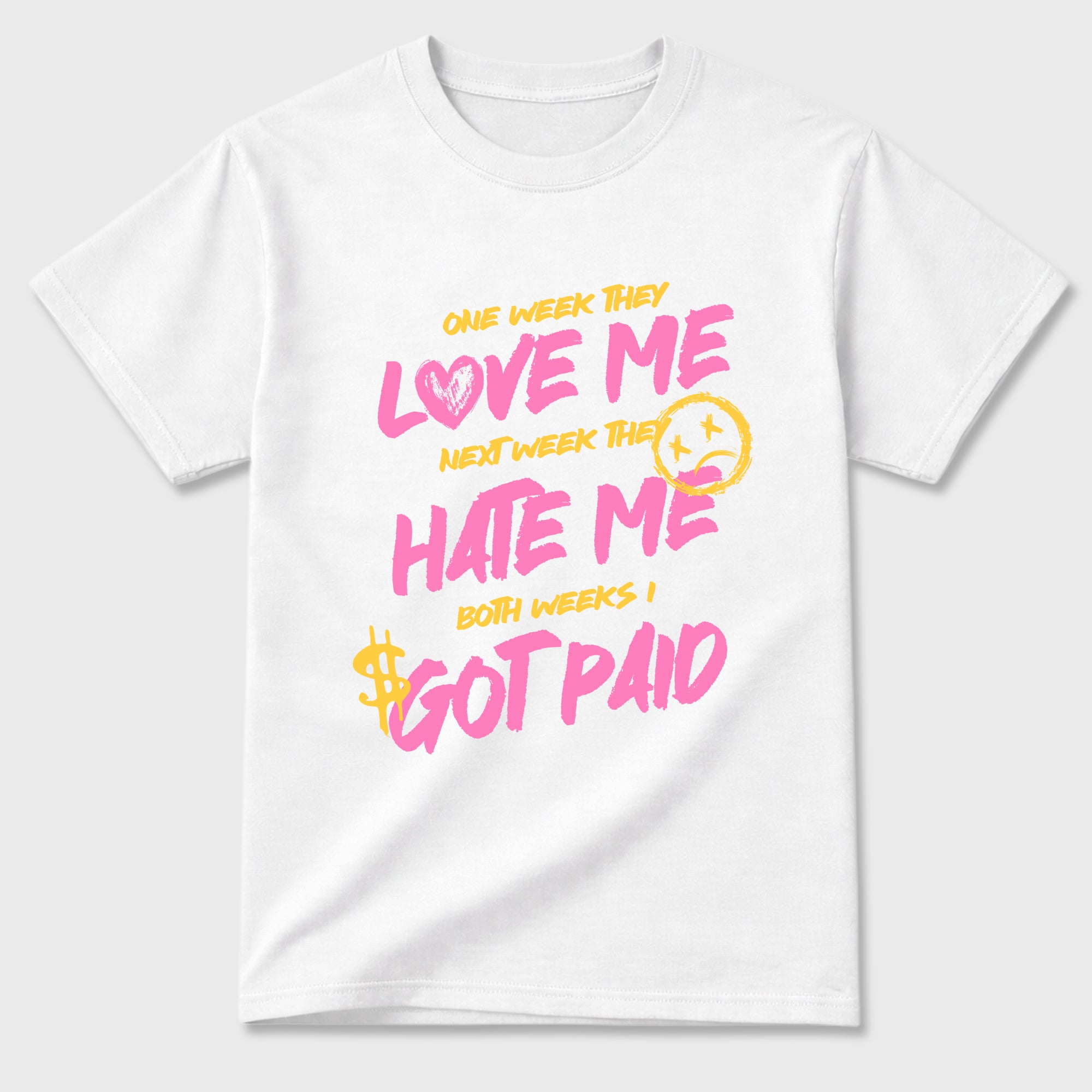 I Got Paid Graphic T-Shirt featuring original streetwear artwork designed to match the Air Jordan 4 Comic. White 2 Graphic T-Shirt.