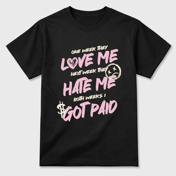 Sneaker match tees – Sneaker Tees To Match Air Jordan 4 Iced Carmine Shoes – I Got Paid Tee Black 2