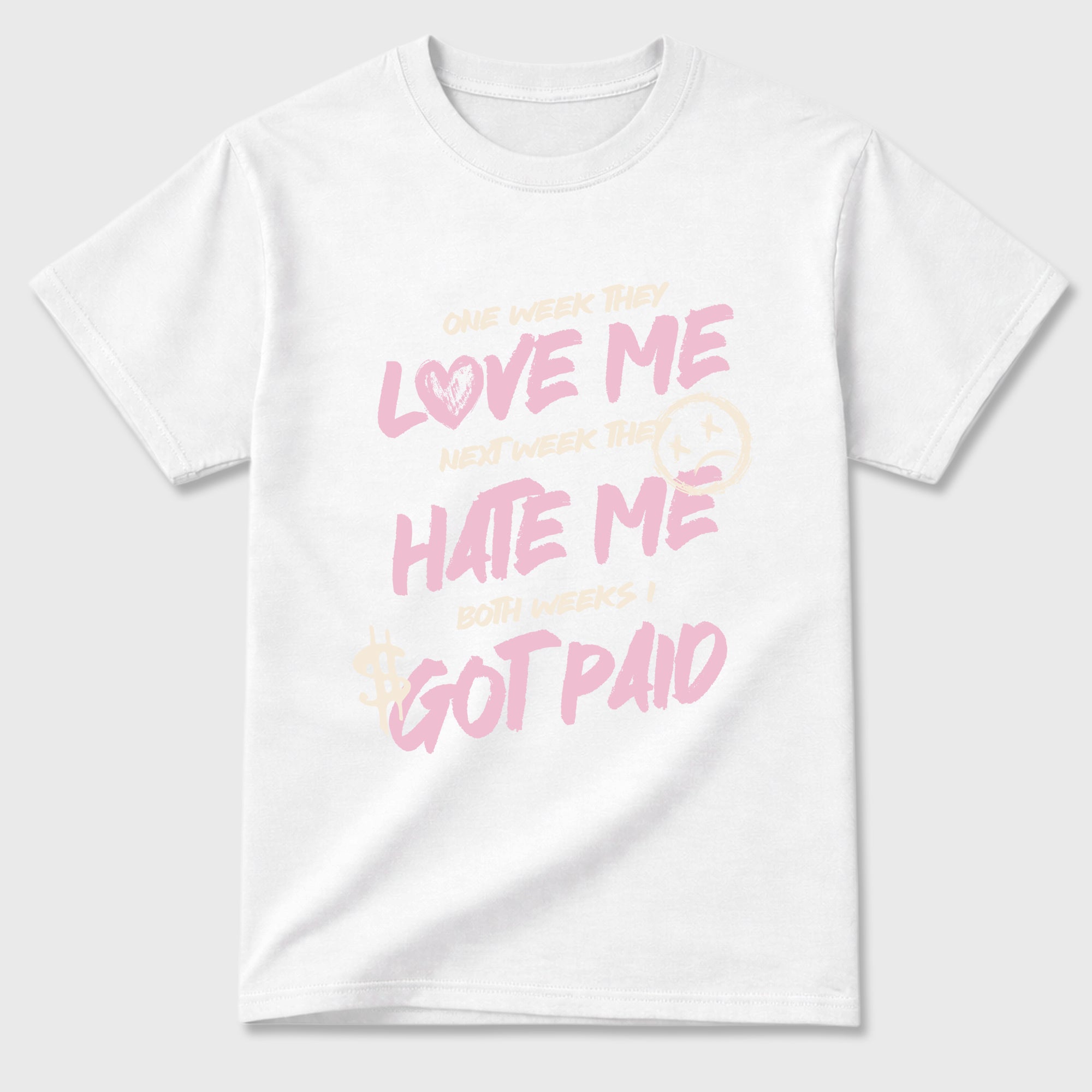 Sneaker match tees – Sneaker Tees To Match Air Jordan 4 Iced Carmine Shoes – I Got Paid Tee White 2