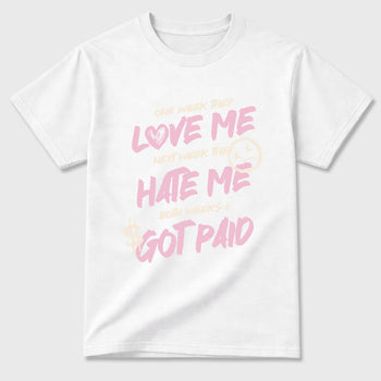 Sneaker match tees – Sneaker Tees To Match Air Jordan 4 Iced Carmine Shoes – I Got Paid Tee White 2
