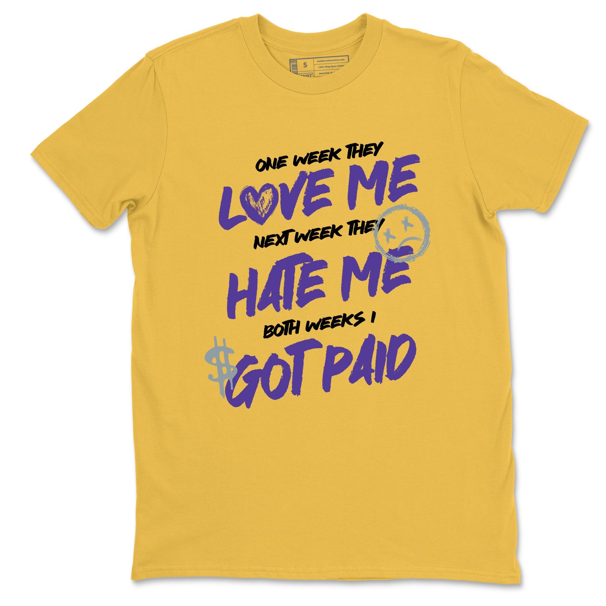 Sneaker match tees – Sneaker Tees To Match Air Jordan 4 Lakeshow Shoes – I Got Paid Tee Daisy 2