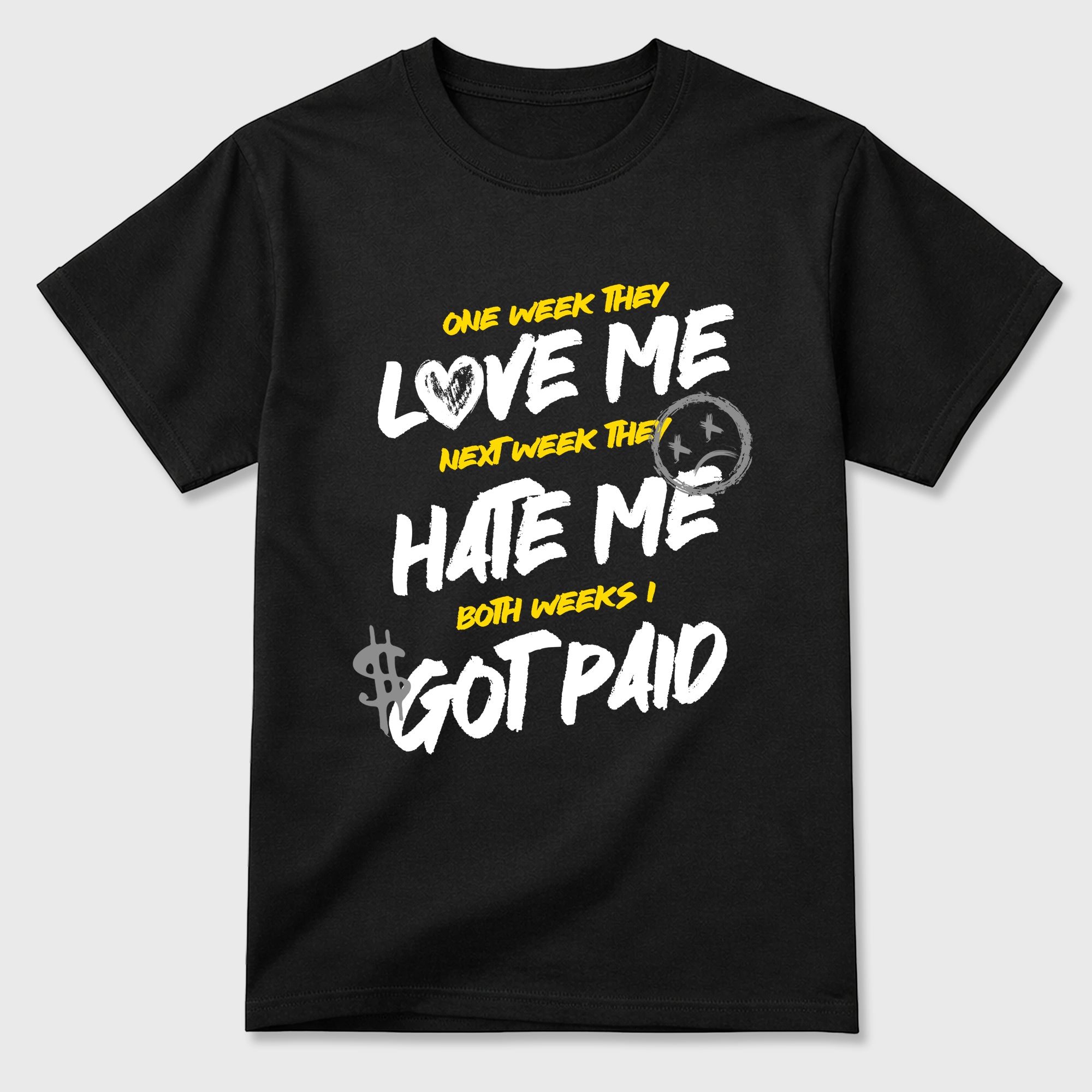 I Got Paid Graphic T-Shirt featuring original streetwear artwork designed to match the Air Jordan 4 Tour Yellow. Black 2 Graphic T-Shirt.