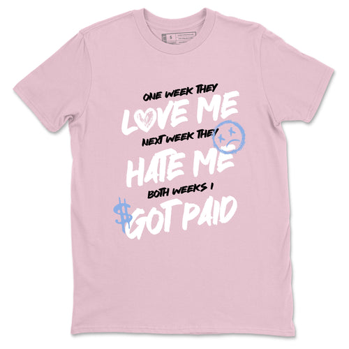 Sneaker match tees – Sneaker Tees To Match Air Jordan 5 Medium Soft Pink Shoes – I Got Paid Tee Pink 2