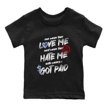 5s Black Metallic Reimagined shirts to match jordans I Got Paid best t shirts to wear with jordans 5s Black Metallic Reimagined match shoes to clothes SNRT Sneaker Tees Youth Baby Black 2 tee