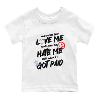5s Black Metallic Reimagined shirts to match jordans I Got Paid best t shirts to wear with jordans 5s Black Metallic Reimagined match shoes to clothes SNRT Sneaker Tees Youth Baby White 2 tee
