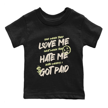 I Got Paid SNRT Sneaker Tees Kids - Air Jordan 5 Luminous Green - SNRT Sneaker T-shirts