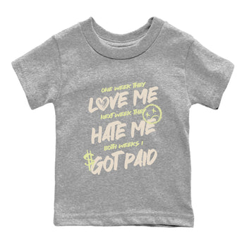 I Got Paid SNRT Sneaker Tees Kids - Air Jordan 5 Luminous Green - SNRT Sneaker T-shirts
