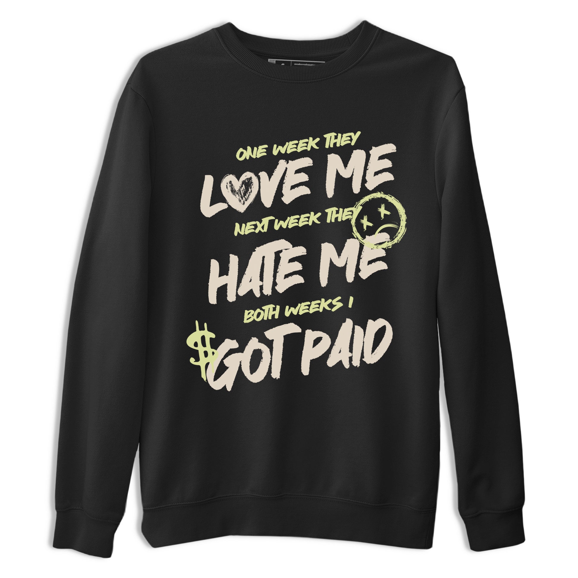 I Got Paid SNRT Sneaker Tees - Air Jordan 5 Luminous Green - SNRT Sneaker T-shirts