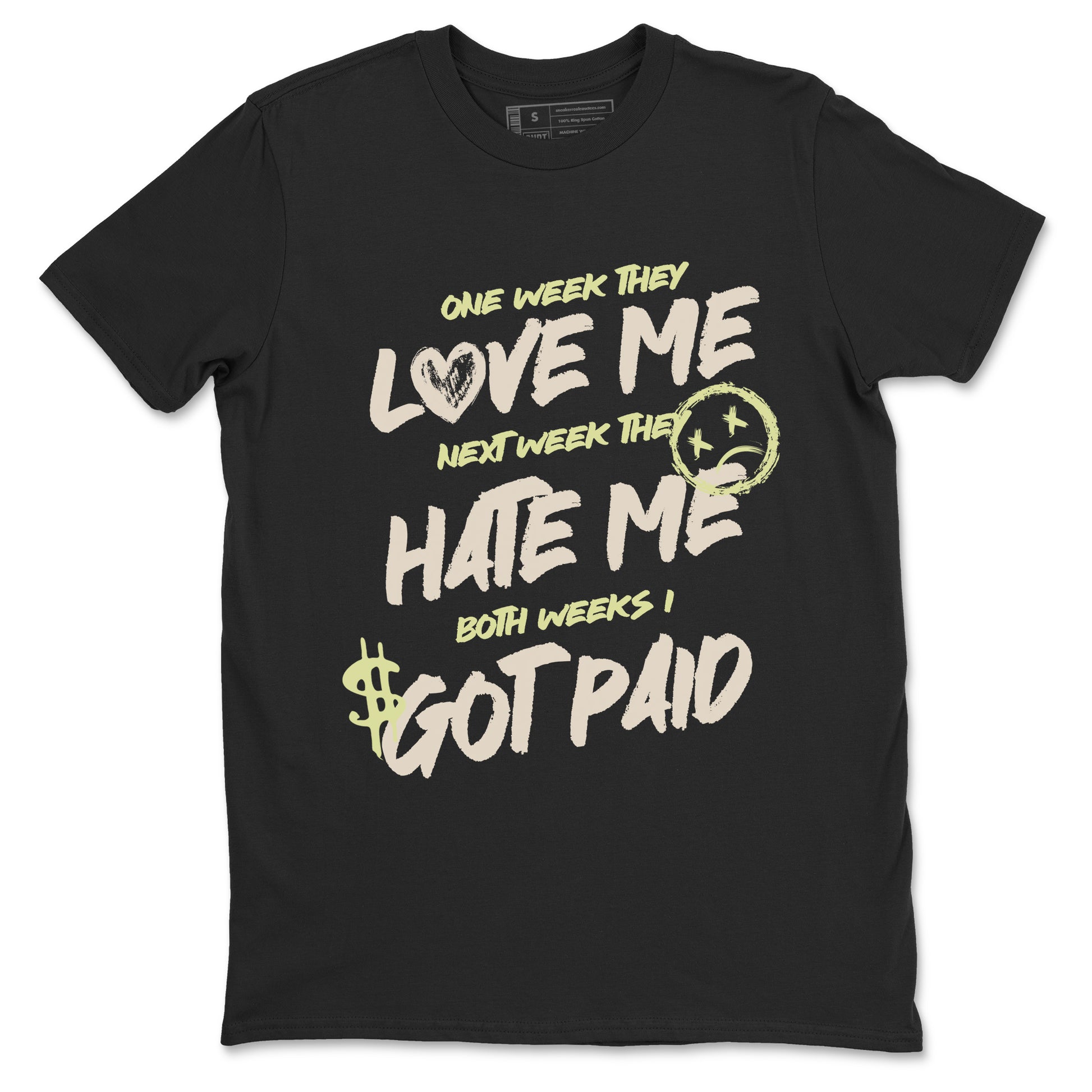 I Got Paid SNRT Sneaker Tees - Air Jordan 5 Luminous Green - SNRT Sneaker T-shirts