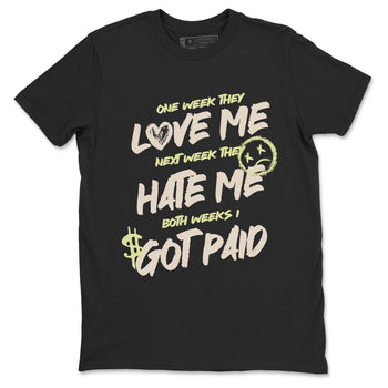 I Got Paid SNRT Sneaker Tees - Air Jordan 5 Luminous Green - SNRT Sneaker T-shirts