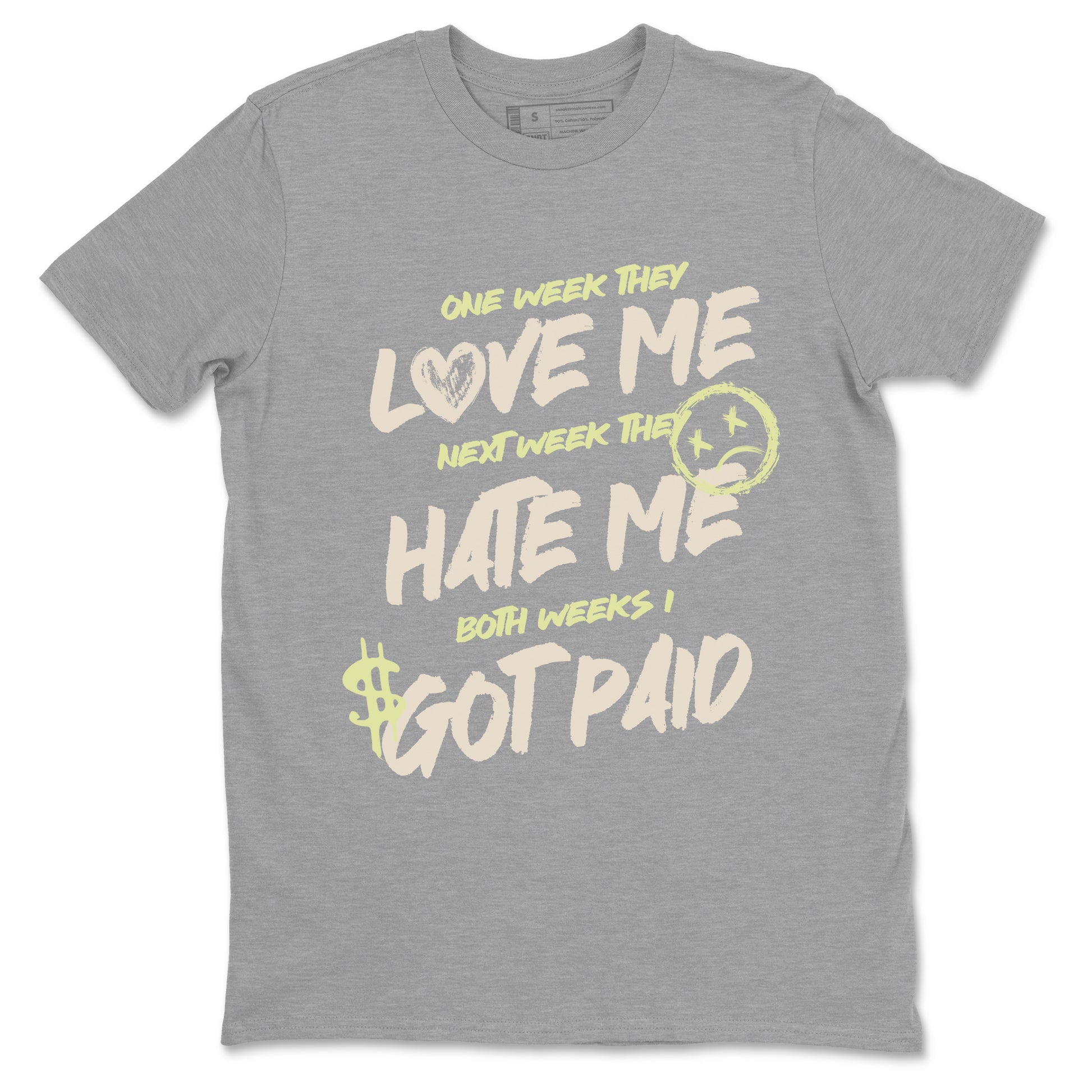 I Got Paid SNRT Sneaker Tees - Air Jordan 5 Luminous Green - SNRT Sneaker T-shirts