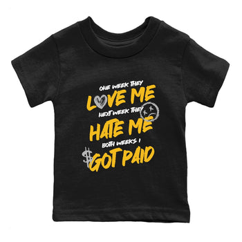Sneaker match tees – Sneaker Tees To Match Air Jordan 5 Tokyo Shoes – I Got Paid Kids T-Shirt Black 2