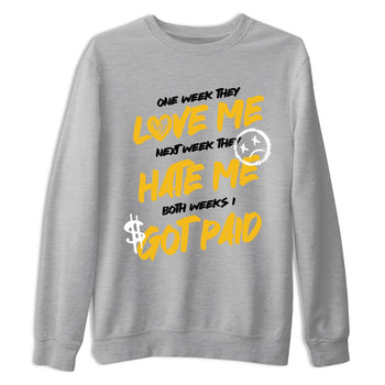 Sneaker match tees – Sneaker Tees To Match Air Jordan 5 Tokyo Shoes – I Got Paid Tee Heather Grey 2