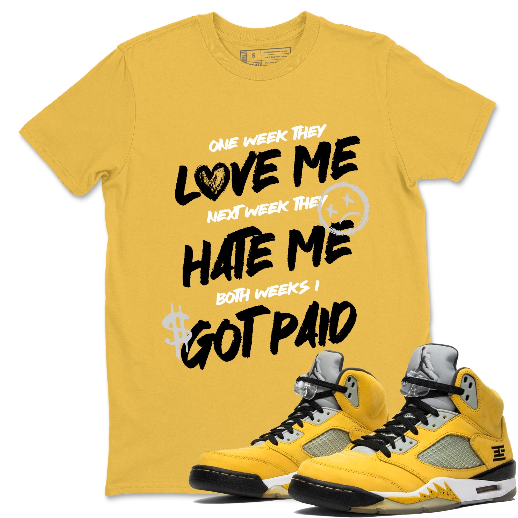 Sneaker match tees – Sneaker Tees To Match Air Jordan 5 Tokyo Shoes – I Got Paid Tee Daisy 1