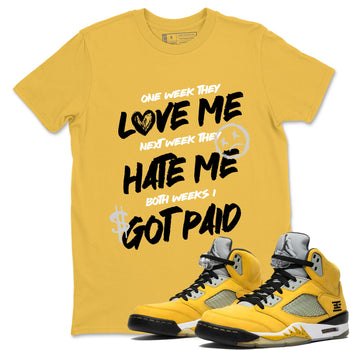 Sneaker match tees – Sneaker Tees To Match Air Jordan 5 Tokyo Shoes – I Got Paid Tee Daisy 1