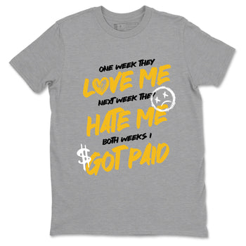 Sneaker match tees – Sneaker Tees To Match Air Jordan 5 Tokyo Shoes – I Got Paid Tee Heather Grey 2