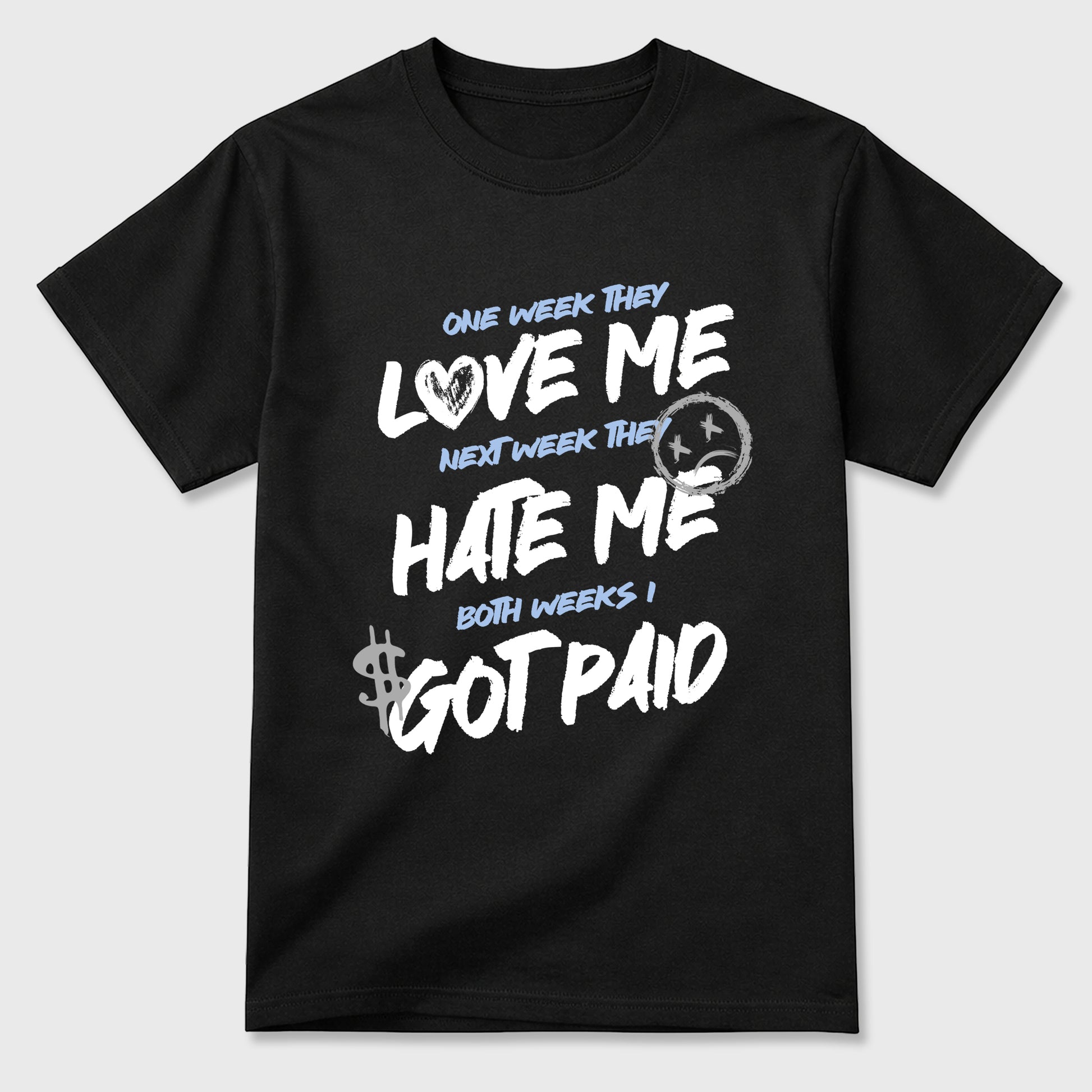 Sneaker match tees – Sneaker Tees To Match Air Jordan 5 White Metallic Shoes – I Got Paid Tee Black 2