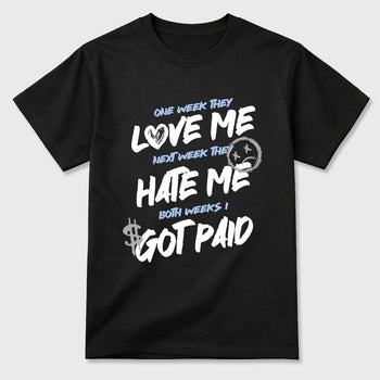 Sneaker match tees – Sneaker Tees To Match Air Jordan 5 White Metallic Shoes – I Got Paid Tee Black 2
