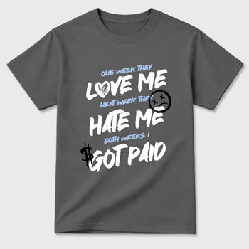 Sneaker match tees – Sneaker Tees To Match Air Jordan 5 White Metallic Shoes – I Got Paid Tee Cool Grey 2